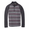 Pánský merino rolák Smartwool 1/4 zip charcoal margarita