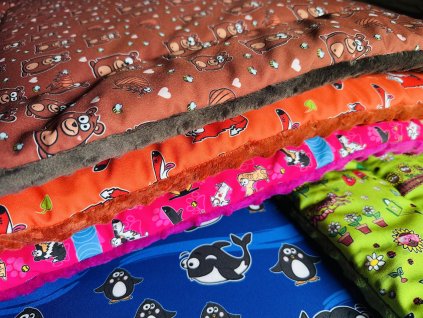 Podložky velké - různé druhy