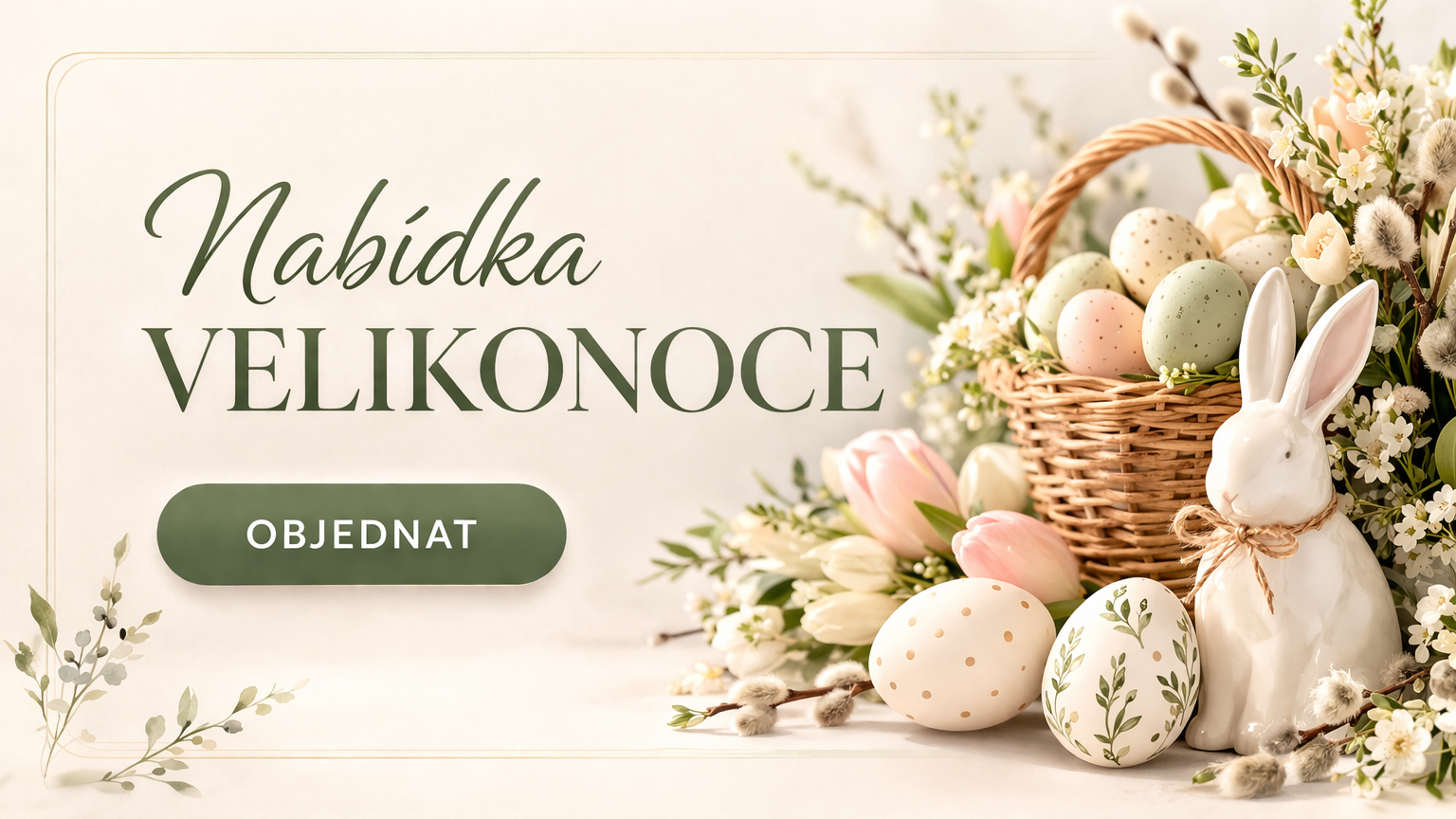 Banner s jmenným kalendářem