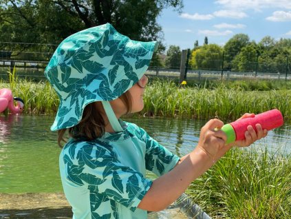Ducksday Sun Hat Epic (farba zelená, veľkosť 02 Y, materiál 100% Bavlna)