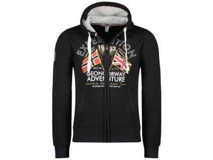 Geographical Norway Flepto New EO Men 100 Black (farba Čierna, veľkosť S, materiál Bavlna: 65%, Polyester: 35%)