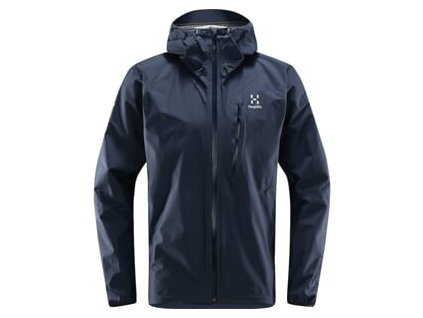 Haglöfs L.I.M Tmavomodrá (farba tmavě modrá, veľkosť S, materiál GORE-TEX Paclite PLUS 2,5 vrstvový, super ľahký 100% PAD v 20D mini-ripstopovej štruktúre, laminovaný na PTFE membránu)