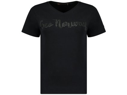 Geo Norway - JADISLAVA SS LADY 417 EO - Black (farba Čierna, veľkosť L, materiál Bavlna 95%, Elastan 5%)