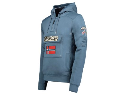 Geographical Norway Gymclass Blue Petrol (farba Blue Petrol, veľkosť XXL, materiál 100% Polyester)