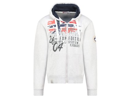 Geographical Norway Gelegant Blended Grey (farba Zmiešaná sivá, veľkosť 3XL, materiál 65% Bavlna, 35% Polyester)