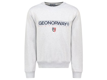 Geographical Norway Gotrun Blended Grey (farba Zmiešaná sivá, veľkosť 3XL, materiál 65% Bavlna, 35% Polyester)