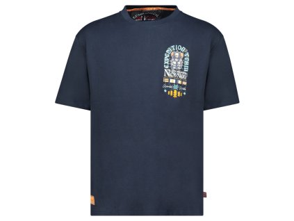 Geographical Norway Jakado Navy (farba Tmavomodrá, veľkosť 3XL, materiál 100% Bavlna)