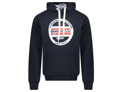Geographical Norway Garis Navy (farba Tmavomodrá, veľkosť 3XL, materiál 65% Bavlna, 35% Polyester)