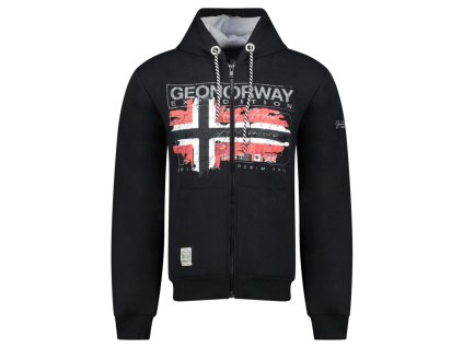 Geographical Norway Grusty Black (farba Čierna, veľkosť 3XL, materiál 65% Bavlna, 35% Polyester)