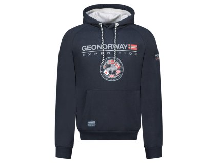Geographical Norway Gvick Navy (farba Tmavomodrá, veľkosť 3XL, materiál 65% Bavlna, 35% Polyester)