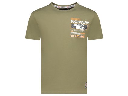 Geographical Norway Jholme Kaki (farba Kaki, veľkosť 3XL, materiál 100% Bavlna)