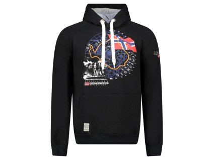 Geographical Norway Gpicture Black (farba Čierna, veľkosť 3XL, materiál 65% Bavlna, 35% Polyester)