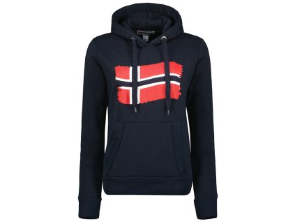 Geographical Norway Florence Modrá (farba Tmavomodrá, veľkosť XL, materiál 35% Polyester, 65% Bavlna)