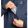 Haglöfs L.I.M Tmavomodrá (farba tmavě modrá, veľkosť S, materiál GORE-TEX Paclite PLUS 2,5 vrstvový, super ľahký 100% PAD v 20D mini-ripstopovej štruktúre, laminovaný na PTFE membránu)