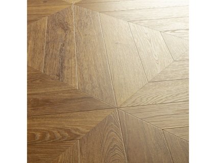 Quick Step IMPRESSIVE PATTERNS Dub chevron hnědý IPA4162