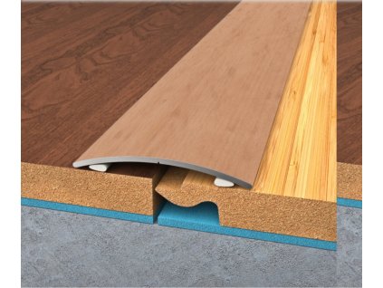 Bohemia profil přechodová lišta samolepící 40mm pvc fólie BUK 90cm