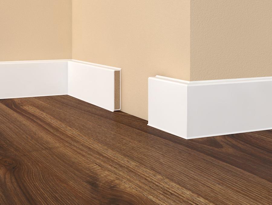 Soklová lišta Cubu Flex Life bílá, výška 80mm