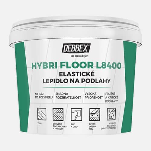 Elastické lepidlo na podlahy HYBRI FLOOR L8400 5kg