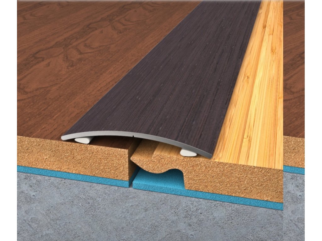 Bohemia profil přechodová lišta samolepící 40mm pvc fólie WENGE 90cm