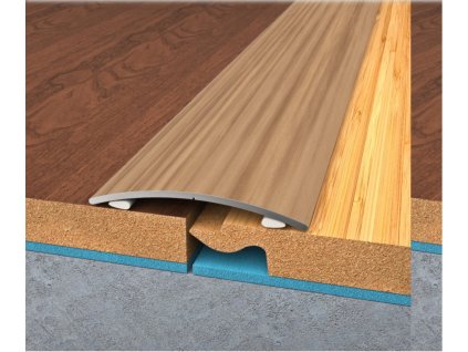 Bohemia Profil přechodová samolepící lišta 40mm PVC fólie DUB SVĚTLÝ 2,7m