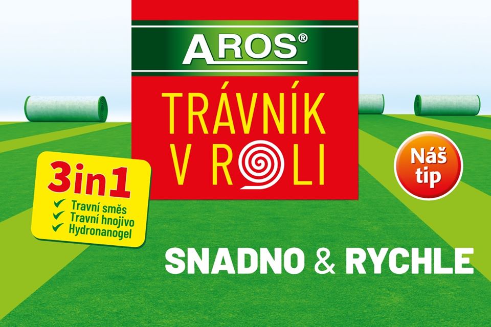 NOVINKA: Trávník v rolích