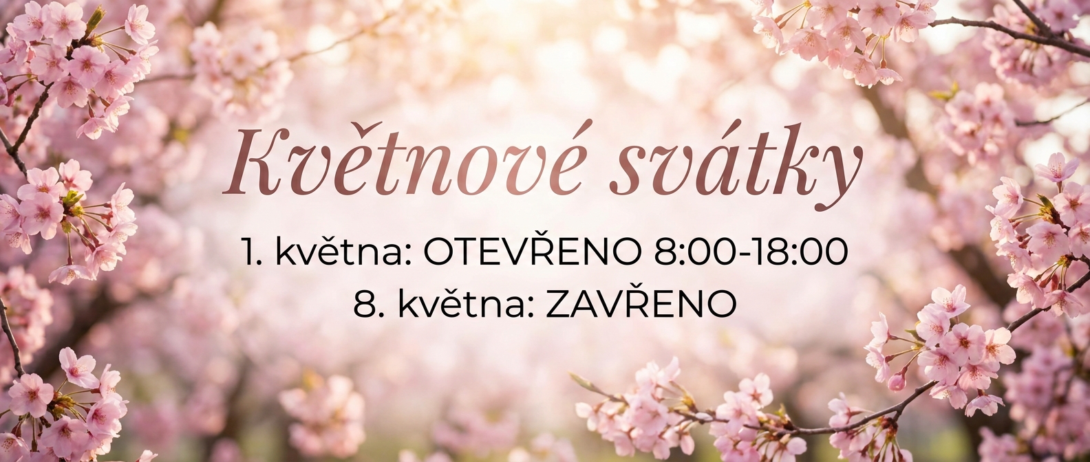 Otevírací doba 1. a 8. května 2026