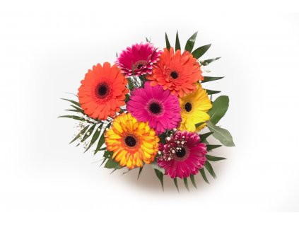 Kytice Gabriela - gerbery, ruscus, gypsophila