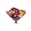 Kytice Naďa - gerbera, lilie, růže, chryzantéma, minikarafiát