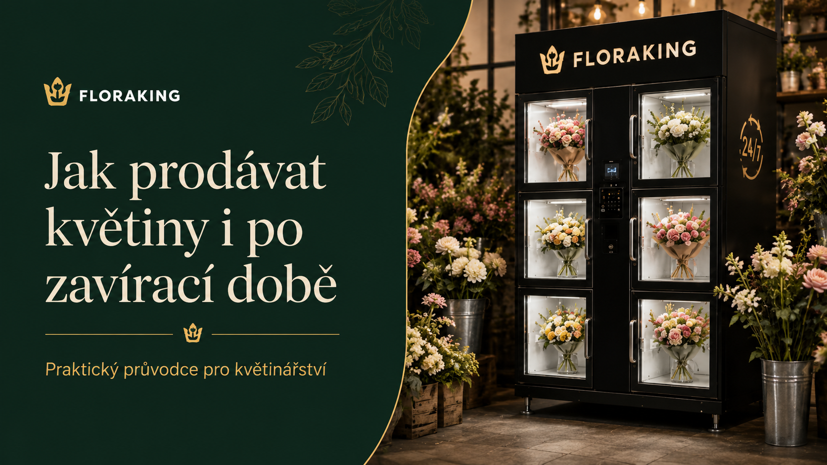 Jak prodávat květiny i po zavírací době: praktický průvodce pro květinářství