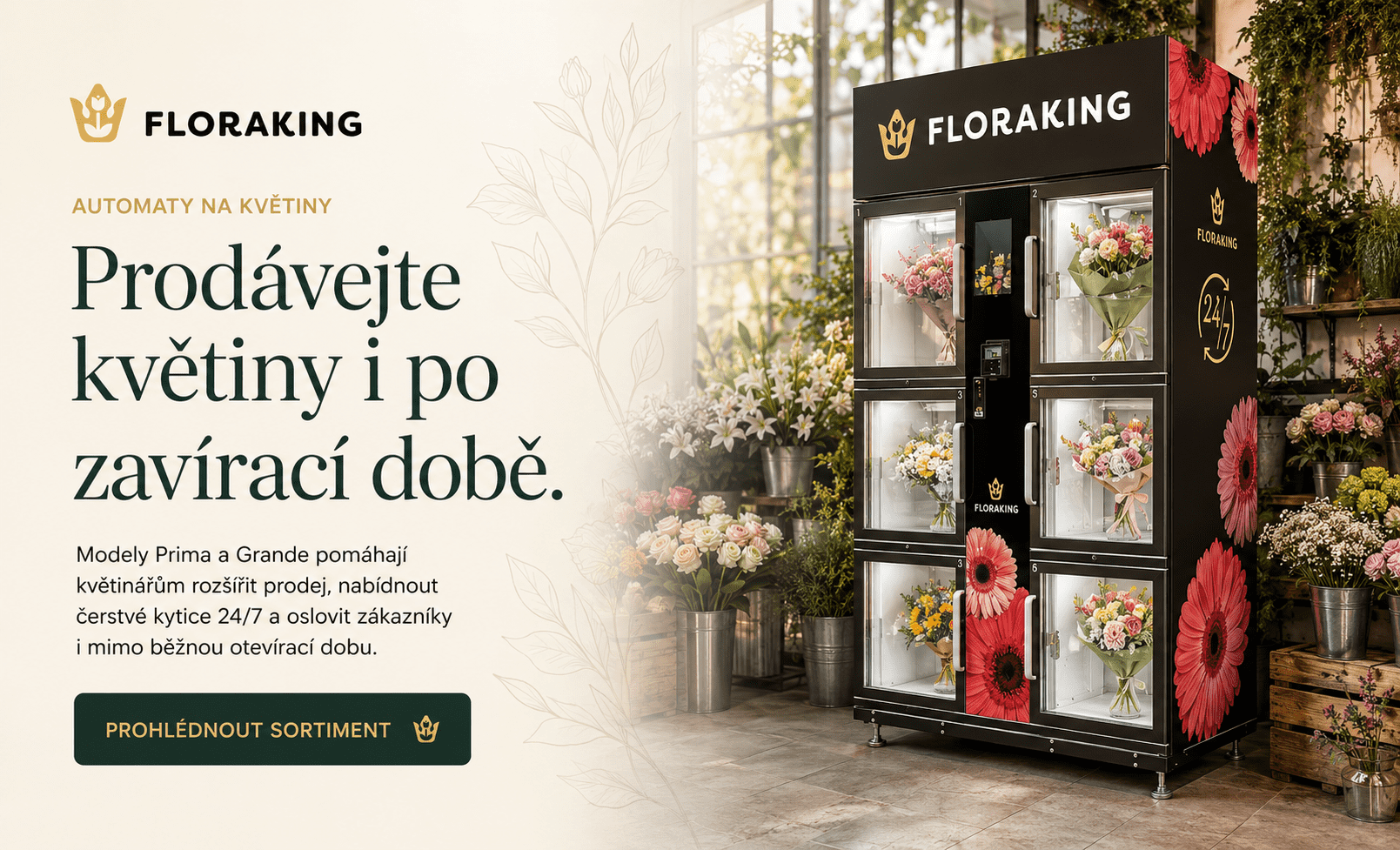 Atuomaty na květiny