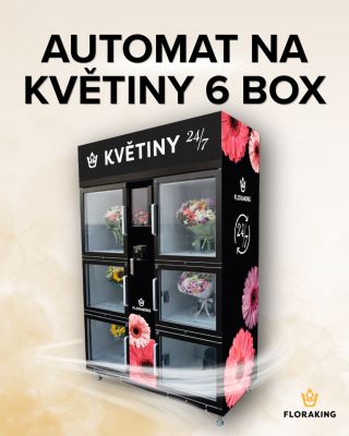 Máme k dispozici několik typů květinových automatů podle prostoru i potřeb. 🌸 Jedním z nich je 6boxový květinový automat,...