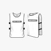 45550 Zone Training Vest White
