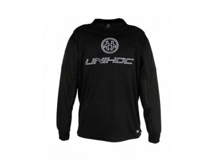 unihoc inferno all black brankarsky dres