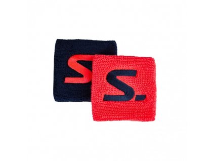 SALMING potítka Short 2-pack Coral/Navy