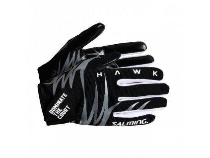 SALMING Hawk Goalie Gloves Black/Grey Brankárske rukavice
