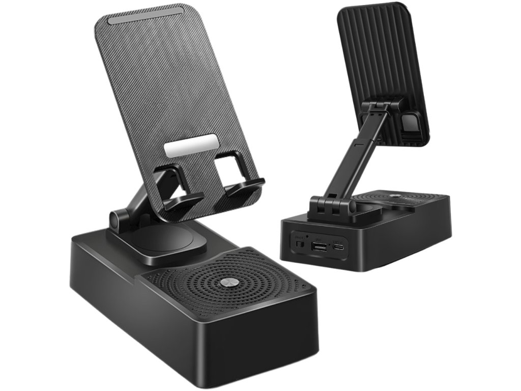 Držák telefonu s reproduktorem bluetooth držák tabletu na stůl