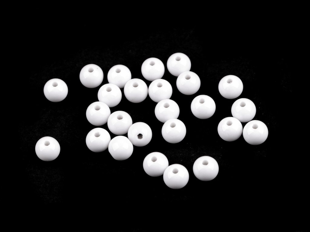 Plastové korálky Color Ø8 mm