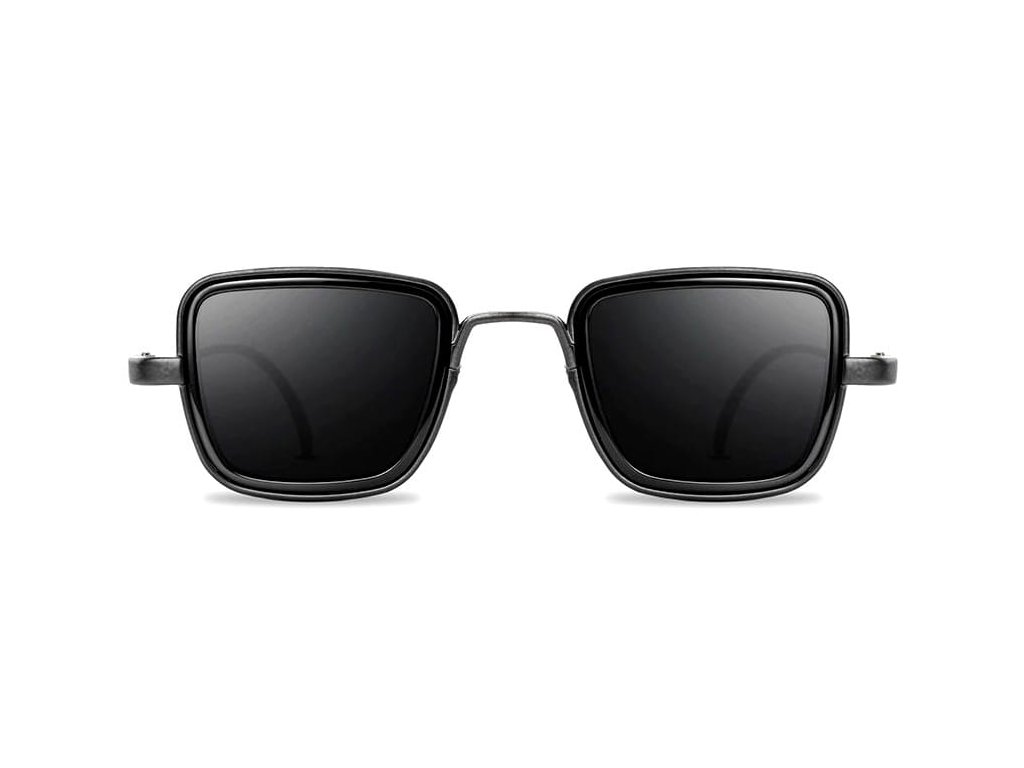 Unisex Retro Pilotní Sluneční Brýle, Stříbrná Kovová Barva, UV Ochrana 400 Kategorie 3, Velikost 52x45 mm