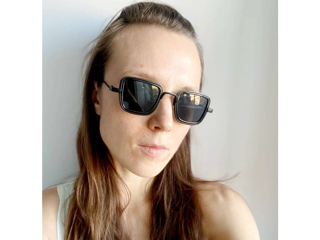 Unisex Retro Pilotní Sluneční Brýle, Stříbrná Kovová Barva, UV Ochrana 400 Kategorie 3, Velikost 52x45 mm