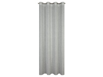 Záclona 140x250 Kendal silver ready na průchodkách se síťovou strukturou Eurofirany