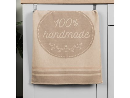 Ruční výroba Kuchyňská utěrka, velikost 50x70 cm, barva béžová 002 S00008/SCI/002/050070/1
