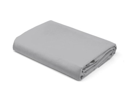 Saténové prostěradlo 220x200 šedé světle šedé bez gumy Čisté jednobarevné