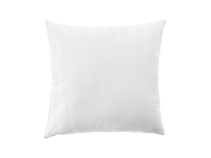 Hotelový povlak na polštář 40x40 Adamash bílý s 2 cm pruhy na rostlině I24