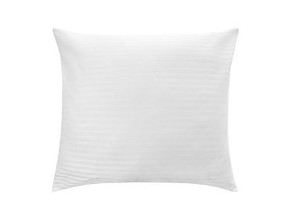Hotelový povlak na polštář 70x80 Adamash bílý s 1 cm pruhy na rostlině I24