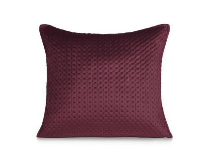 Dekorační povlak na polštář 45x45 Maya burgundy velvet I24