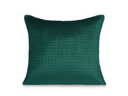 Dekorační povlak na polštář 45x45 Maya bottle green velur I24