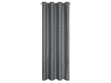 Záclona 140x250 Semi steel champagne ready na průchodkách Eurofirany