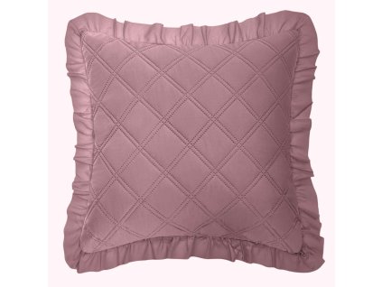 Povlak na polštář 45x45 Ruffy powder dark ruffle diamond glamour dekorativní přehoz na postel I2
