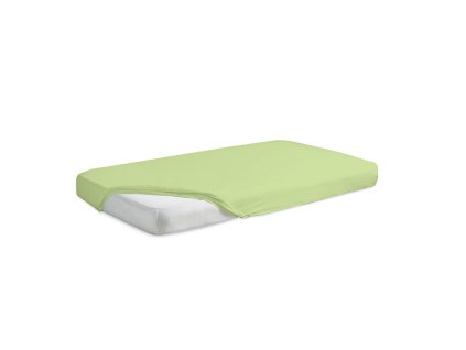 Flanelové prostěradlo 210/220x190/200 s gumou 52 zelené