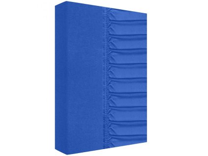 Jersey prostěradlo s gumou 220x200 chrpový 160g/m2 Zaratex